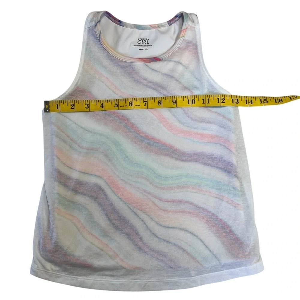 Athleta Girl Double The Fun Layered Racerback Tank Size Medium 8-10